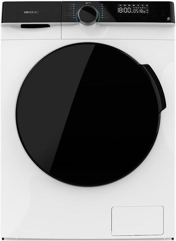 Cecotec Lave-linge à chargement frontal de 12 kg Bolero DressCode 121000 A. 2000 W, 1400 tr/min Réglables au maximum, Certification WoolMark, 14 Programmes, Nettoyage Automatique [Classe énergétique A]