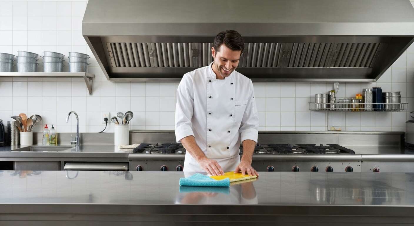 Techniques de nettoyage en cuisine professionnelle