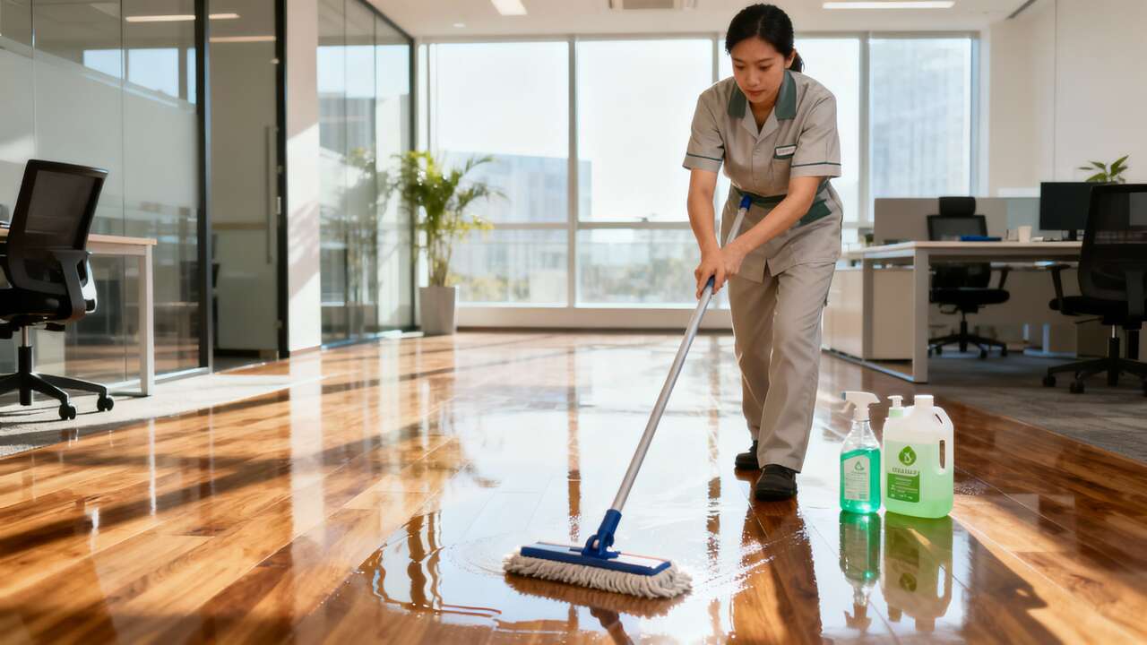 Astuces pour un Nettoyage Efficace des Sols de Bureau