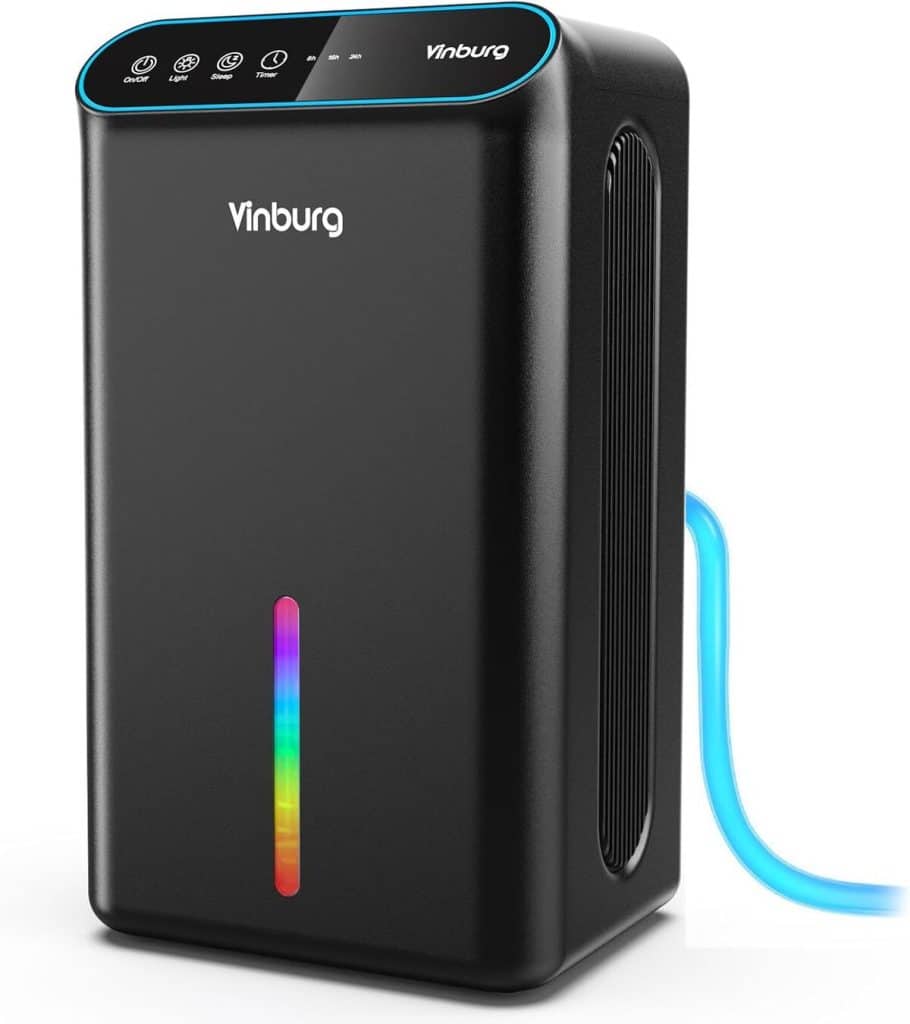 Test du déshumidificateur maison silencieux avec réservoir XXL et minuterie 3 vitesses