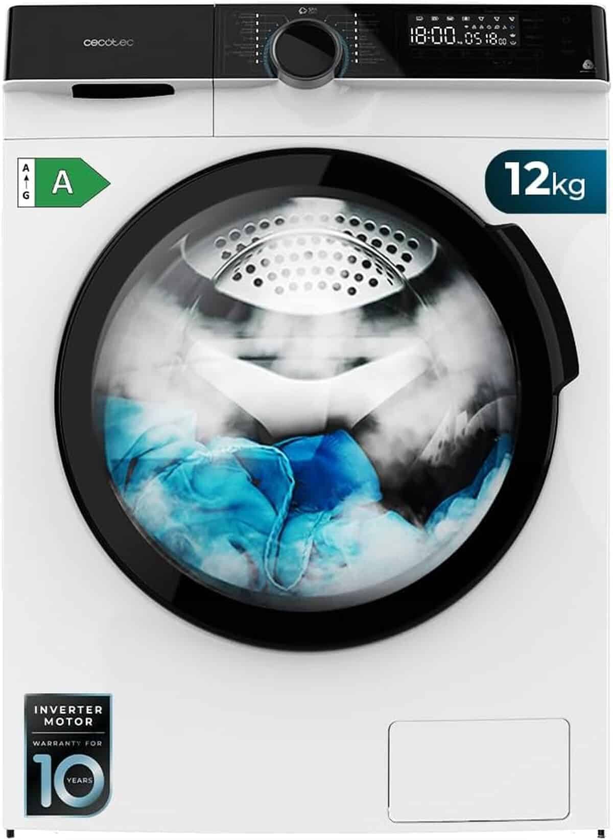 Test du lave-linge Cecotec Bolero DressCode : puissance 2025 W et programmes variés