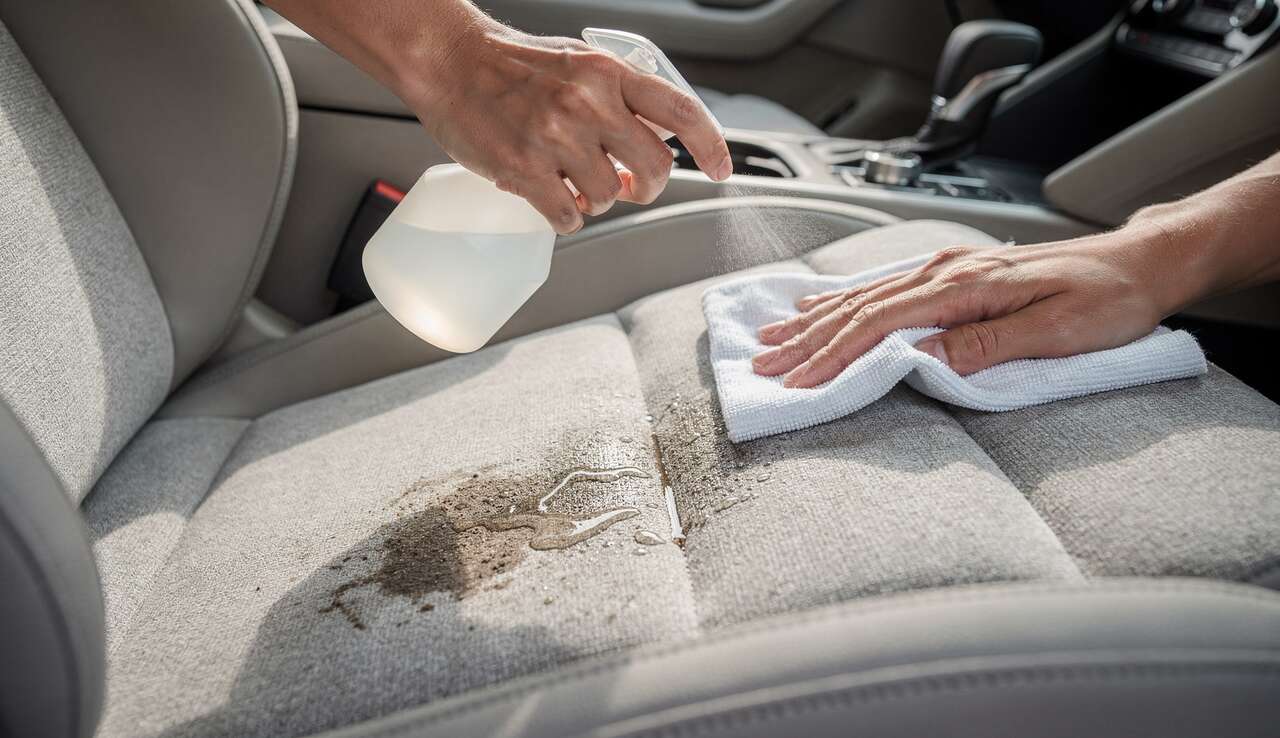 Comment nettoyer des sièges de voiture en tissu ?
