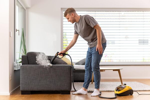 WAGNER Power Steamer 915 E, multifonction nettoyeur vapeur de 18 accessoires, pression 3,5 bar, temps de vapeur env. 40 min, 1,2l reservoir, 2,4 m Longueur du tuyau, 1500 W