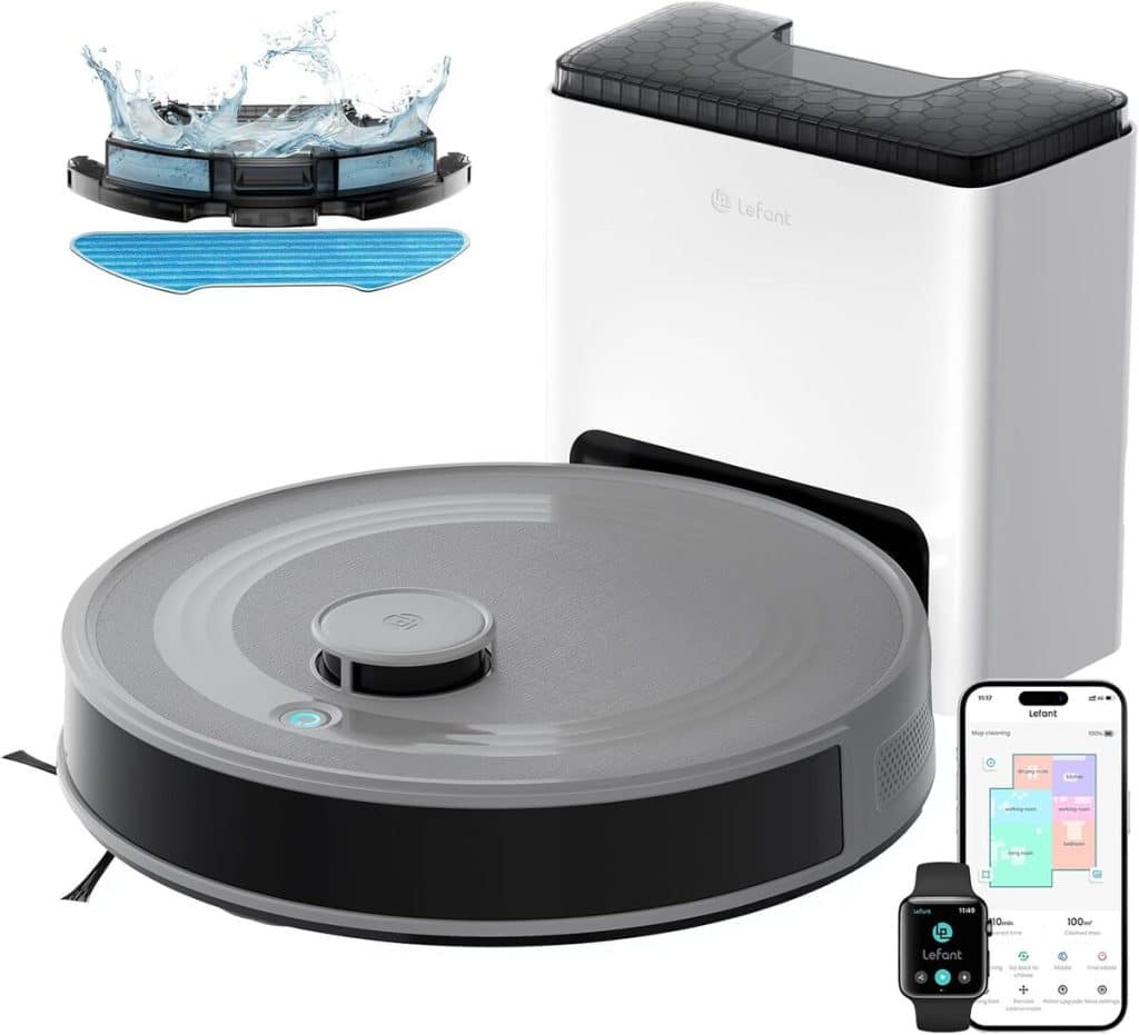 Test de l'aspirateur robot Lefant M2S Plus : puissance et technologie