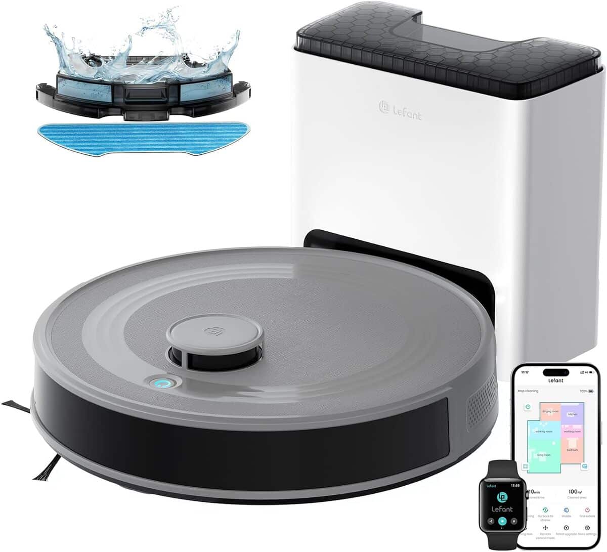 Test de l'aspirateur robot Lefant M2S Plus : puissance et technologie