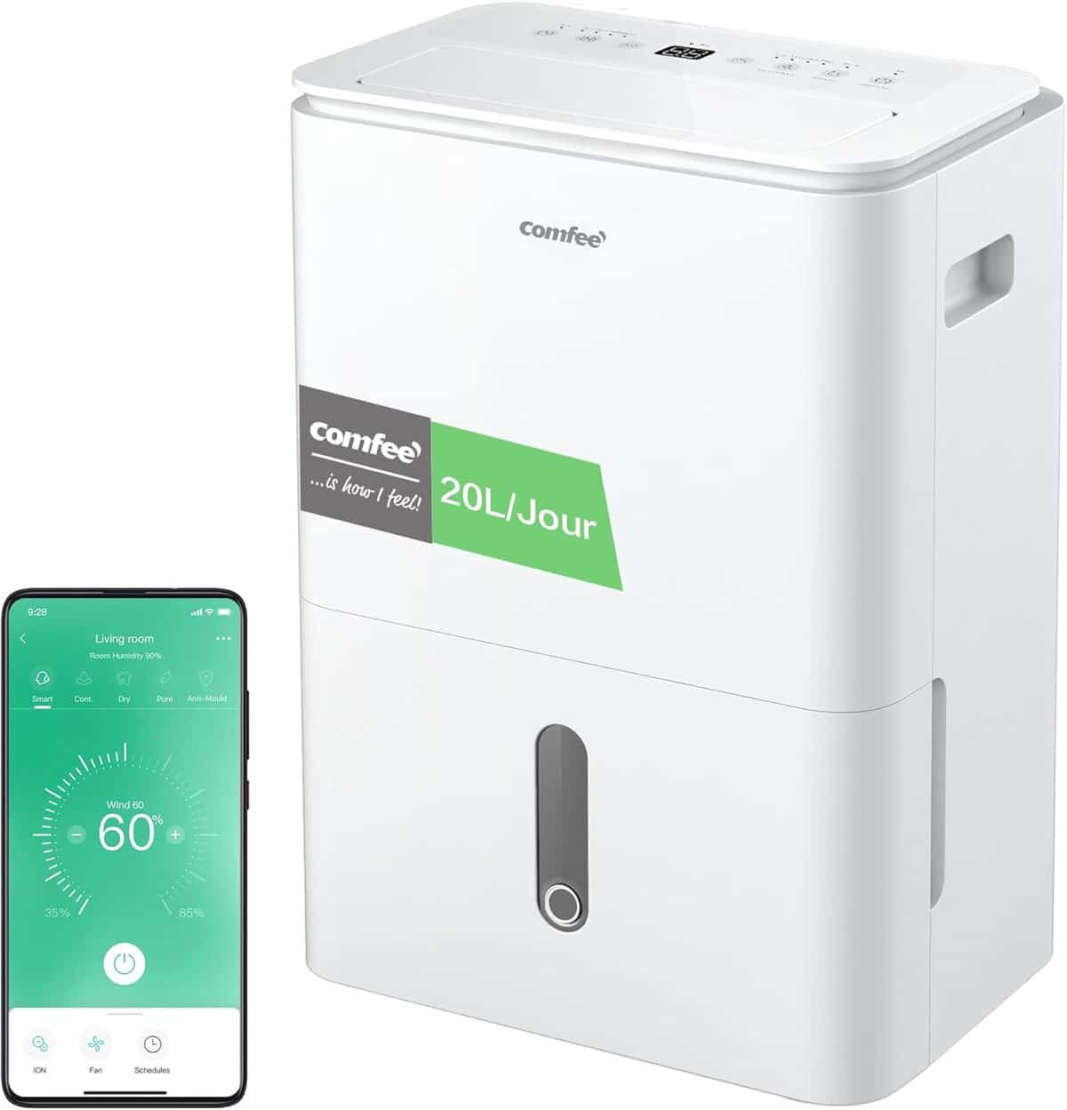 Test du déshumidificateur Comfee' Easy Dry 20 : efficacité et polyvalence au rendez-vous