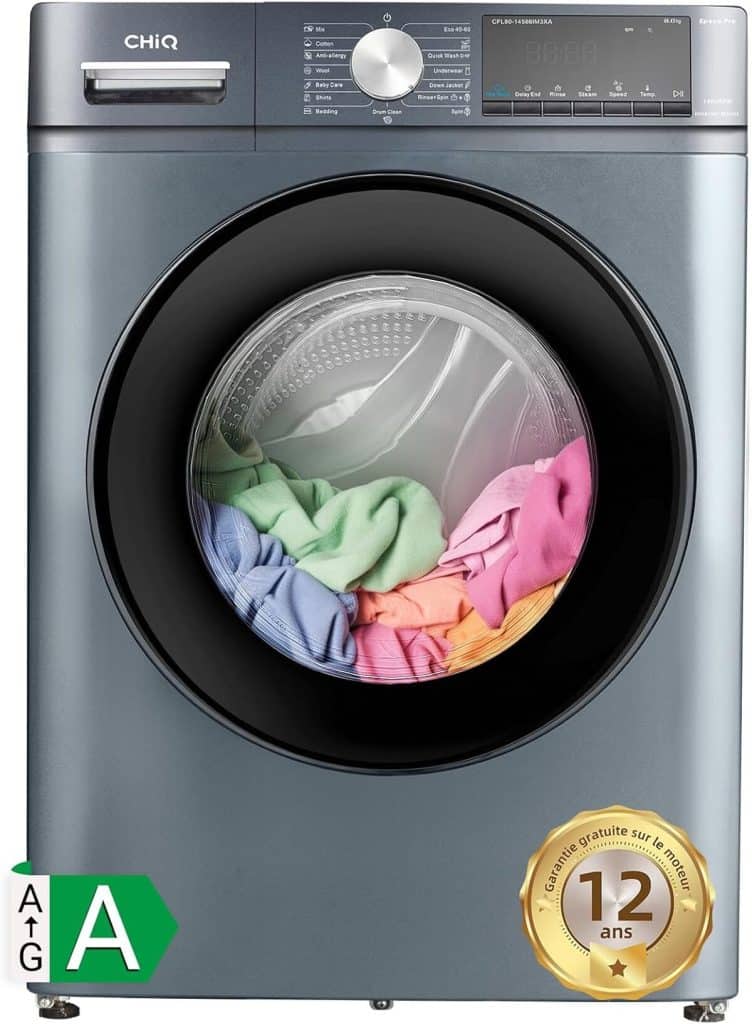 Test du lave-linge CHiQ CFL80-14586IM3XA : efficacité et intelligence à l'œuvre