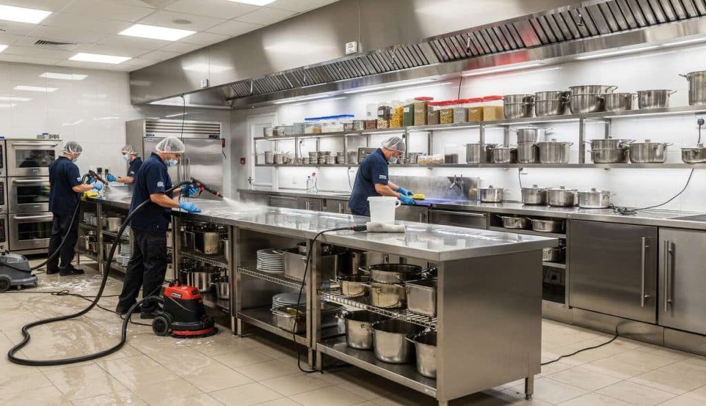Nettoyage en profondeur des cuisines commerciales : techniques essentielles