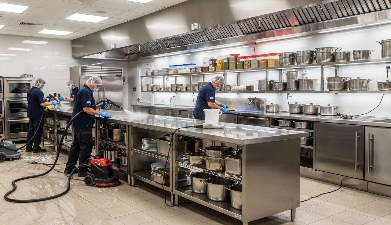 Nettoyage en profondeur des cuisines commerciales : techniques essentielles