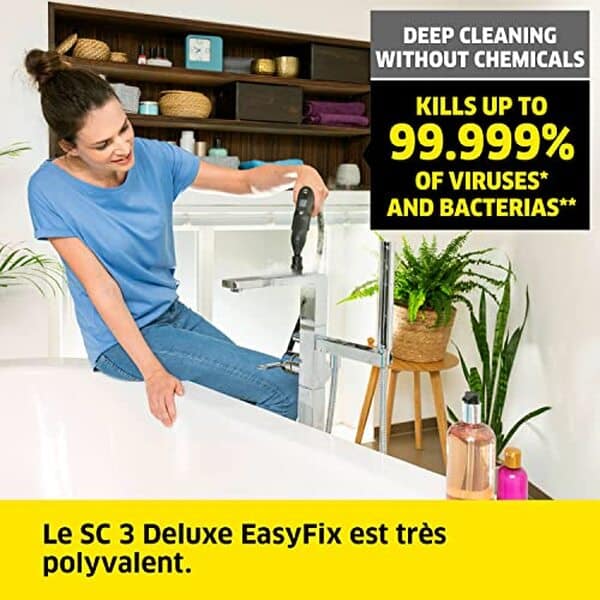 Découvrez l'efficacité de ce nettoyeur à vapeur : 3, 5 bars de puissance pour un nettoyage rapide et sans effort. Idéal pour toutes vos surfaces.