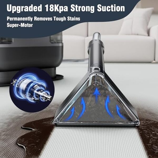 Découvrez notre test détaillé du nettoyeur portable moquette 18 kPa 500 W : performance, efficacité et conseils pour choisir le meilleur appareil pour un nettoyage optimal.