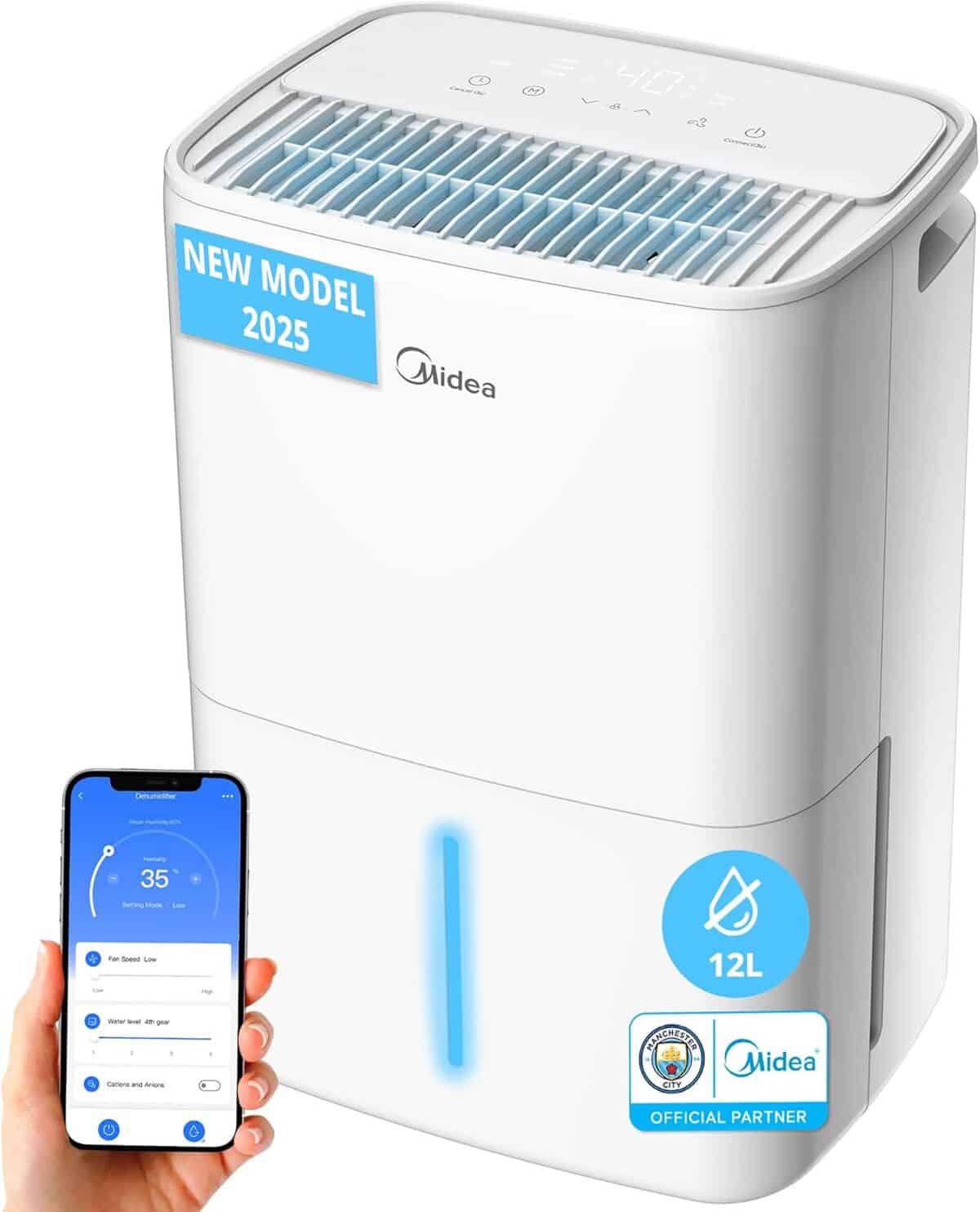 Test : déshumidificateur Midea 12L, anti-moisissure et séchage intelligent