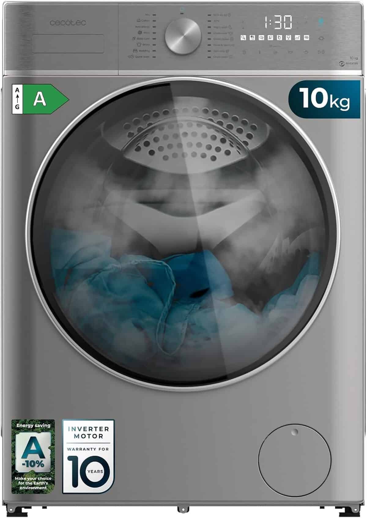 Test du lave-linge Cecotec Bolero DressCode 10800 : efficacité et innovation