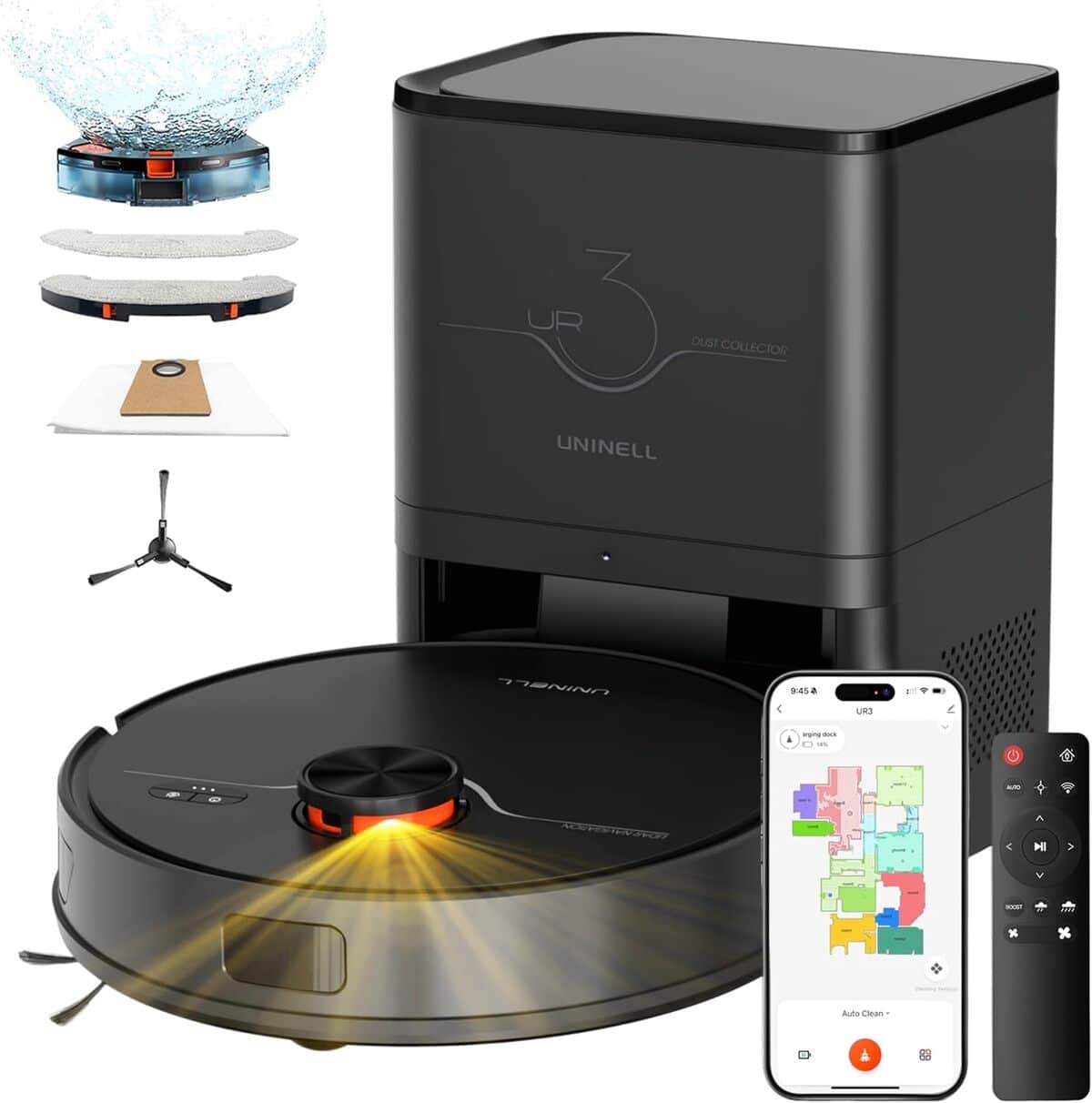 Test : uninell aspirateur robot 5000Pa, navigation LiDAR et vidage automatique