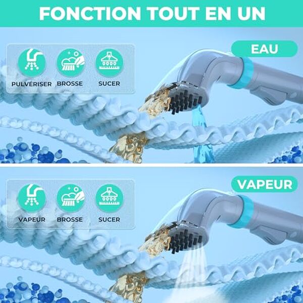 Découvrez notre avis sur le nettoyeur vapeur Haushof StainZapper 1200W : polyvalence et performance pour un ménage impeccable à chaque utilisation