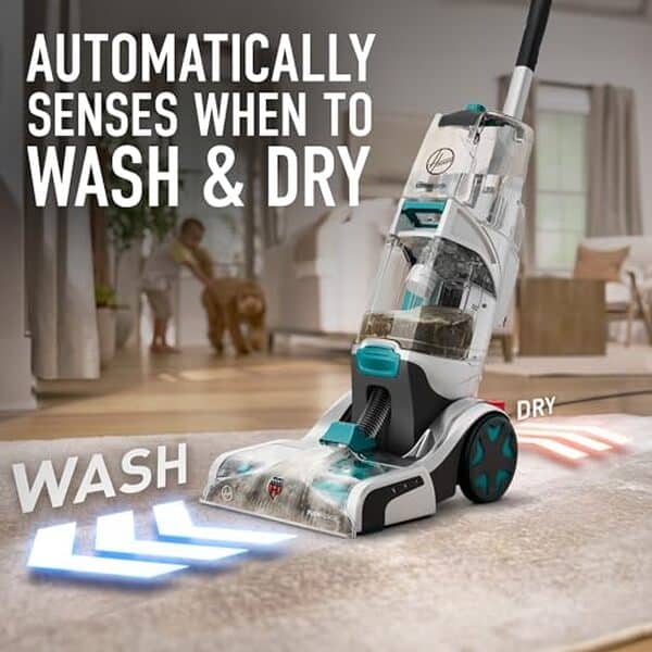 Découvrez notre test complet du hoover SmartWash FH52000 : l'aspirateur intelligent qui allie performance et design en turquoise. Comparez ses fonctionnalités et son efficacité pour un nettoyage optimal.