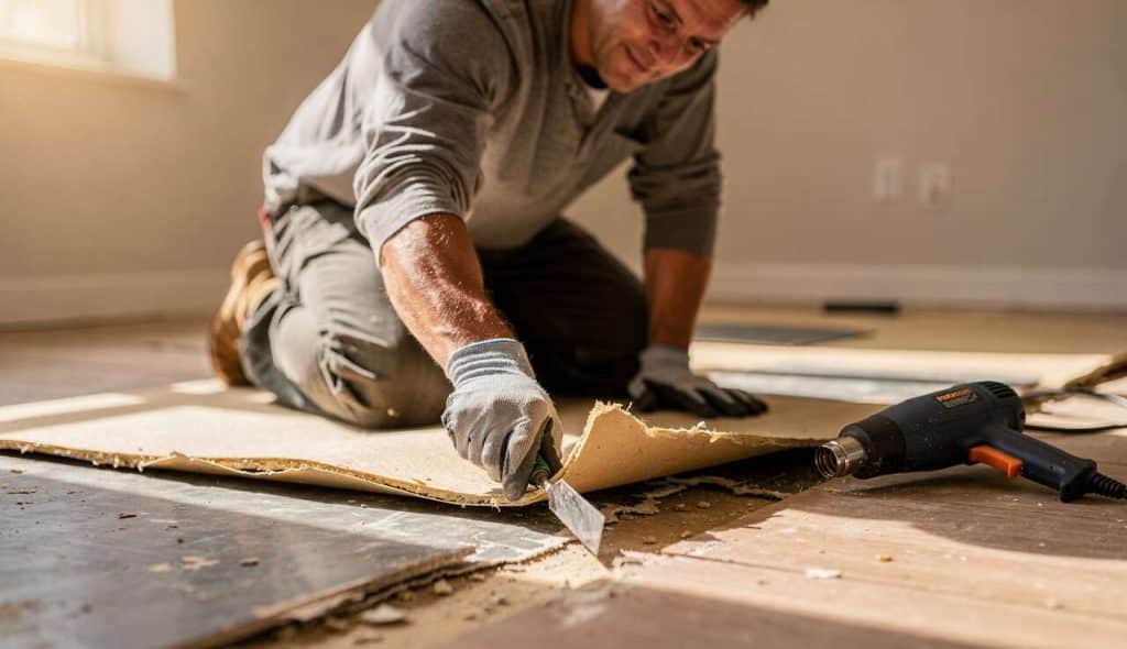 Décapage efficace d'un sol en lino : astuces et conseils