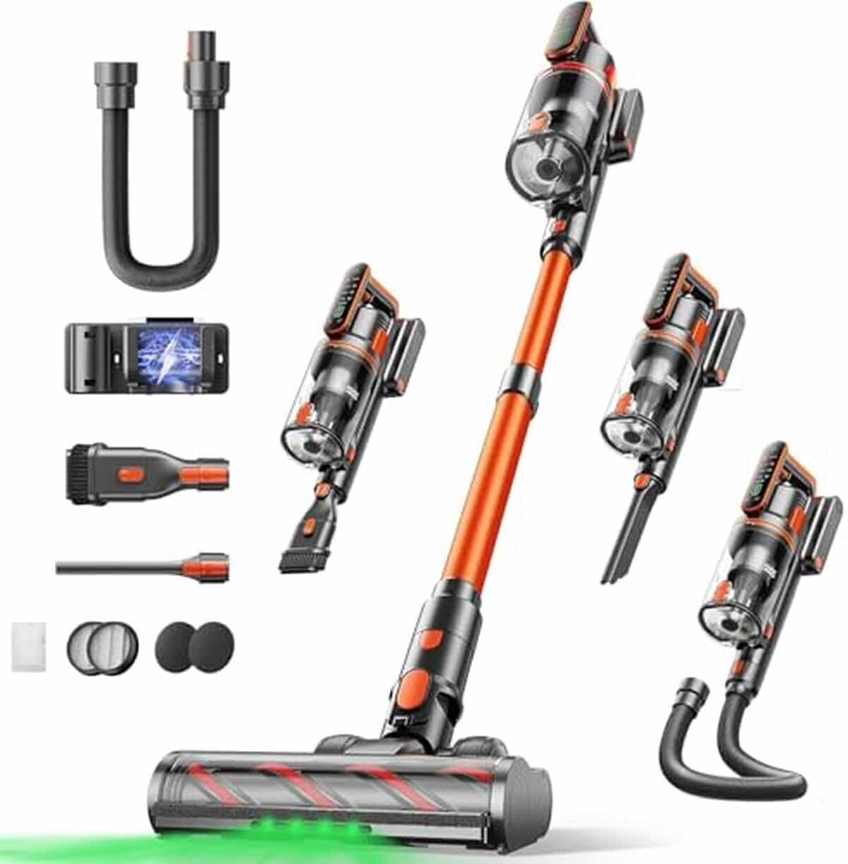 Test du Fieety : aspirateur balai sans fil puissant à 50 kPa