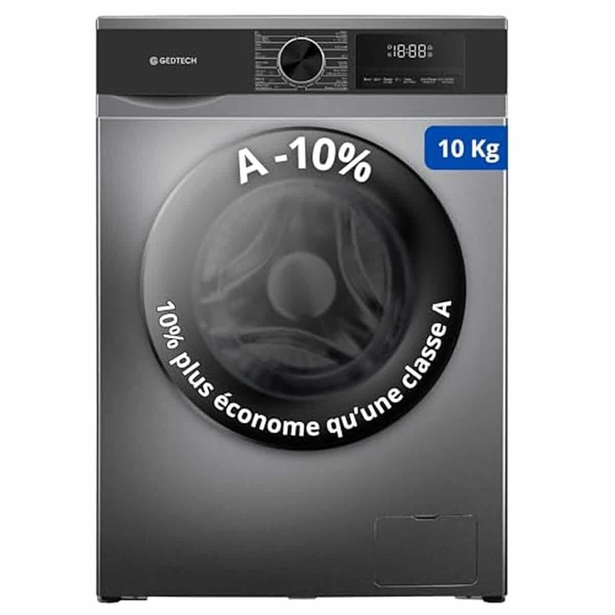 Test : lave-linge frontal Gedtech GLL101400DG 10 kg éco