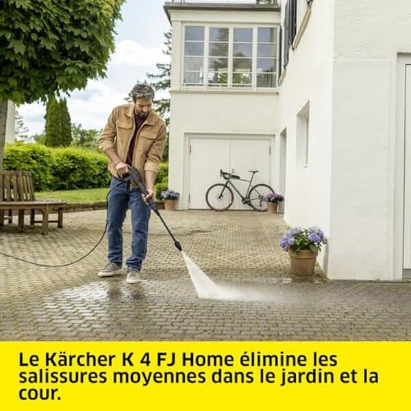 Découvrez notre test du Kärcher K 4 FJ Home et son efficacité inégalée pour un nettoyage impeccable. Optimisez vos tâches ménagères avec ce nettoyeur haute pression performant et fiable.