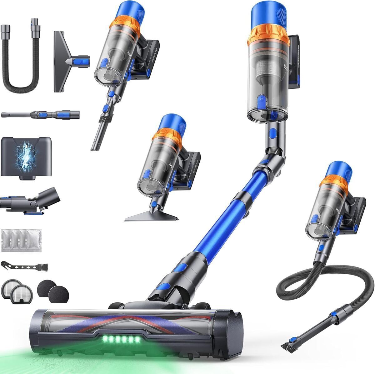 Test de l'aspirateur balai sans fil SunSare 600W puissant et polyvalent