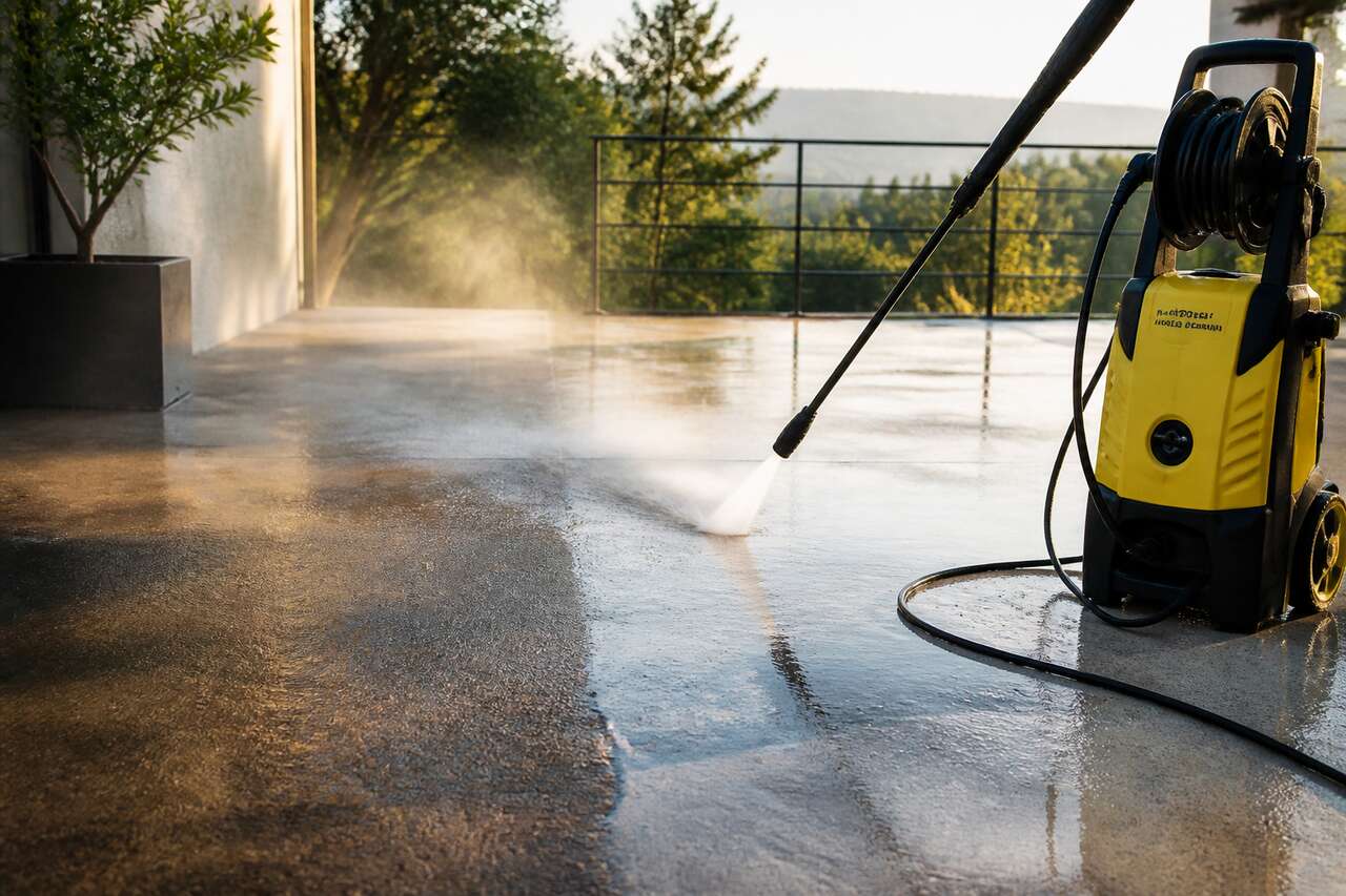 Nettoyeur haute pression : quand l&rsquo;utiliser et comment &eacute;viter les d&eacute;g&acirc;ts
