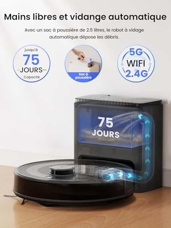 Découvrez notre test complet du Lefant M2 Plus : robot aspirateur laveur puissant avec autonomie exceptionnelle. Performances, caractéristiques et avis d'utilisation. 