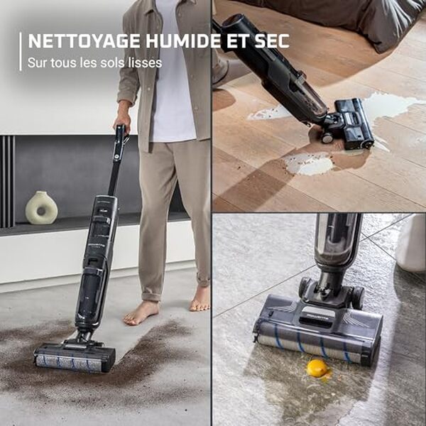 Découvrez notre test complet de l'aspirateur balai laveur Rowenta X-Clean 4. Performances, intelligence artificielle et efficacité : tous les détails pour bien choisir. 