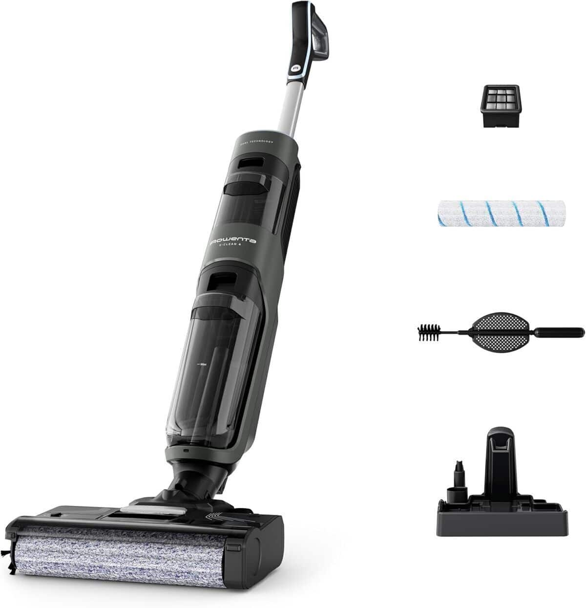 Test : aspirateur balai laveur Rowenta X-Clean 4, puissant et intelligent