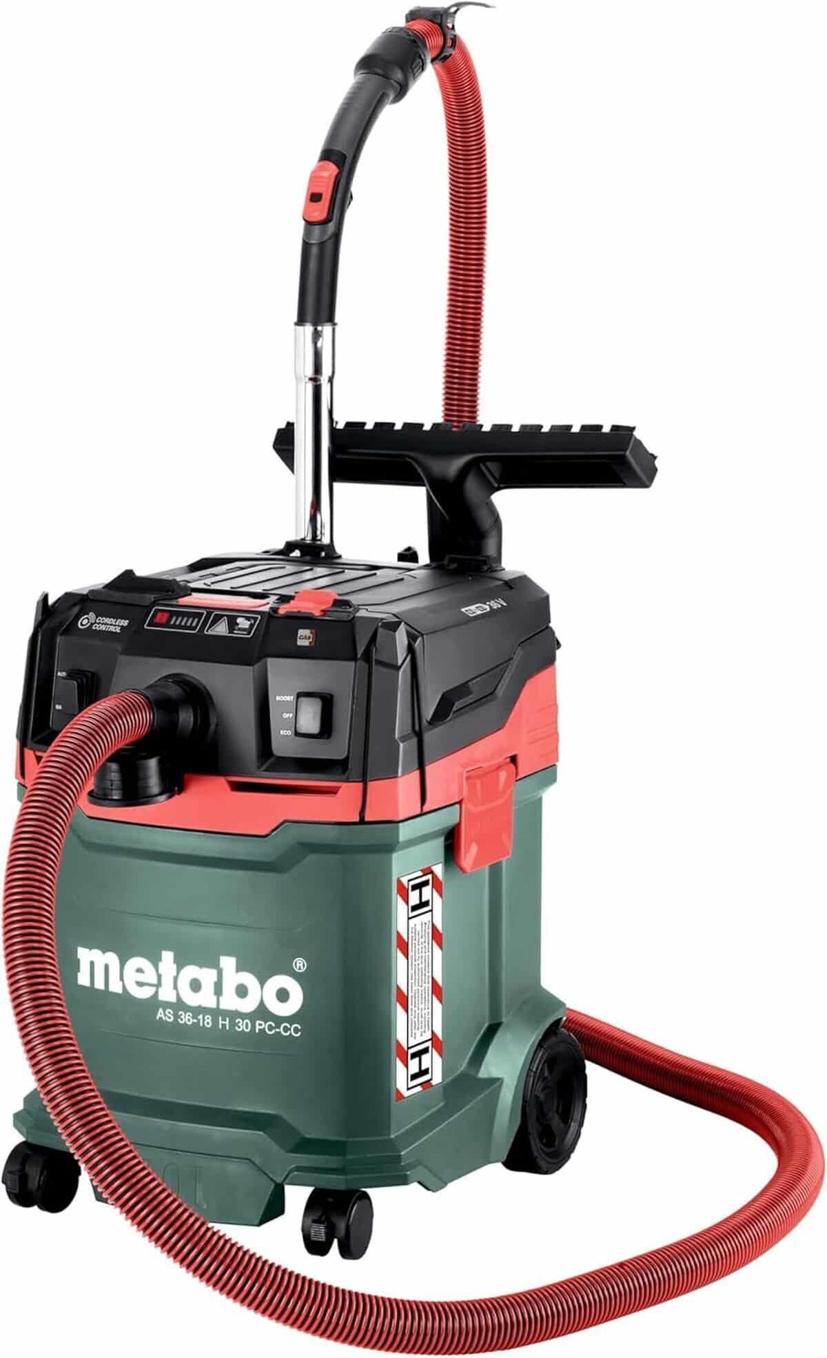 Test : aspirateur Metabo AS 36-18 H 30 PC-CC, classe H