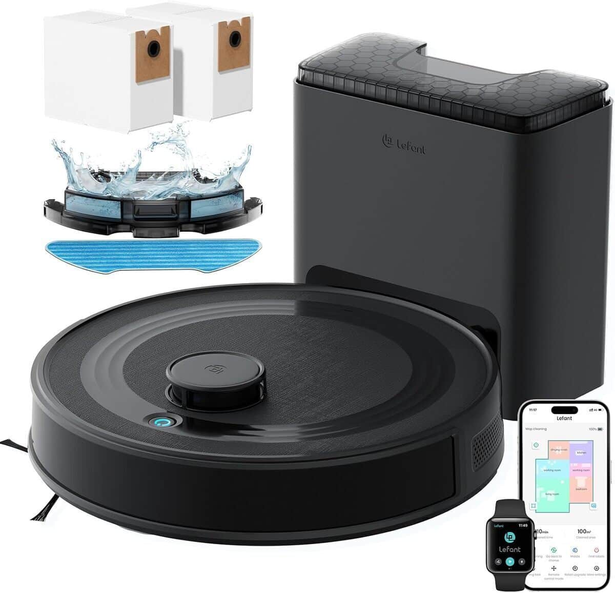 Test Lefant M2 Plus : robot aspirateur laveur puissant et autonome