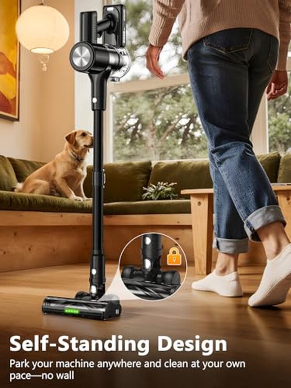 Découvrez notre test détaillé de l'aspirateur sans fil OIRFND 46 kPa avec écran LED et 55 minutes d'autonomie. Performance, fonctionnalités et avis utilisateur.