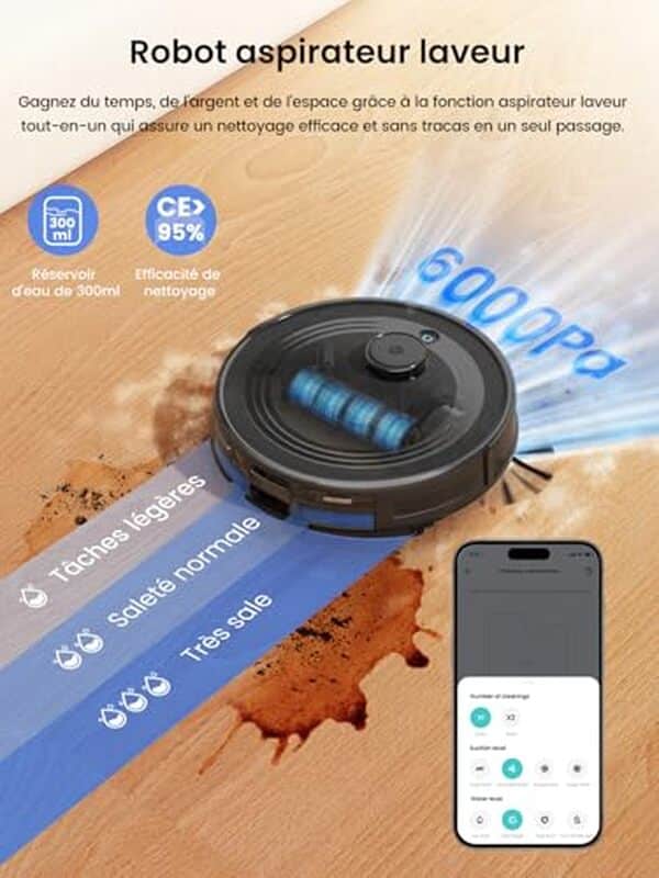 Découvrez notre test du robot aspirateur laveur Lefant M2 Pro 6000 Pa : performance, efficacité et caractéristiques pour un nettoyage optimal de votre maison.
