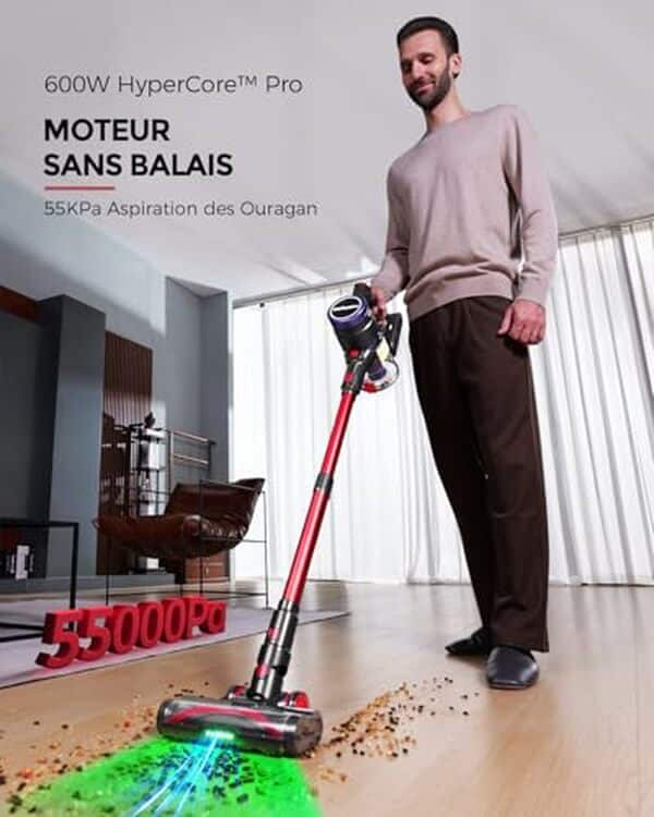 Découvrez notre test détaillé du VACTechPro 600W : un aspirateur balai sans fil puissant et efficace. Caractéristiques, performances et avis complets pour bien choisir.