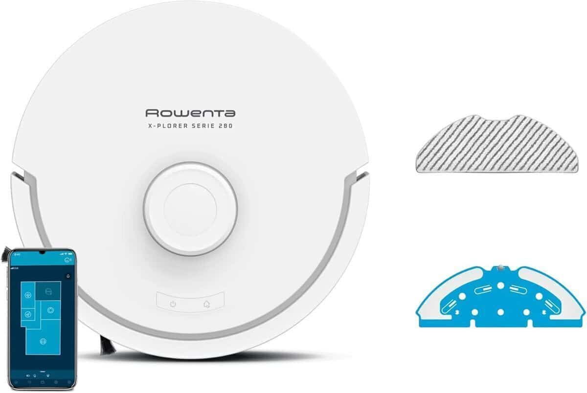 Test de l'aspirateur robot Rowenta X-Plorer série 280 : puissance et technologie anti-emmêlement