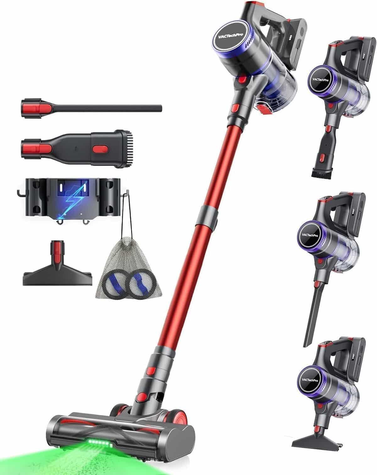 Test du VACTechPro : aspirateur balai sans fil puissant 600W