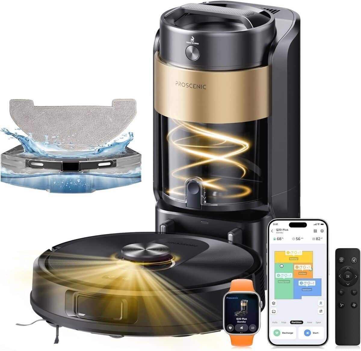 Test : proscenic Q20 Plus, l'aspirateur robot 10000 Pa indispensable