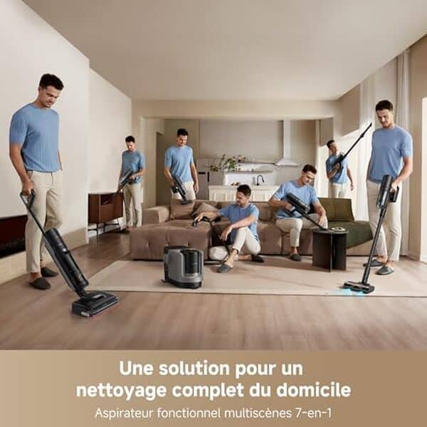 Découvrez notre test complet de l'aspirateur dreame H15 Mix avec bras robotique IA : performances, avantages et recommandations pour ce modèle premium.