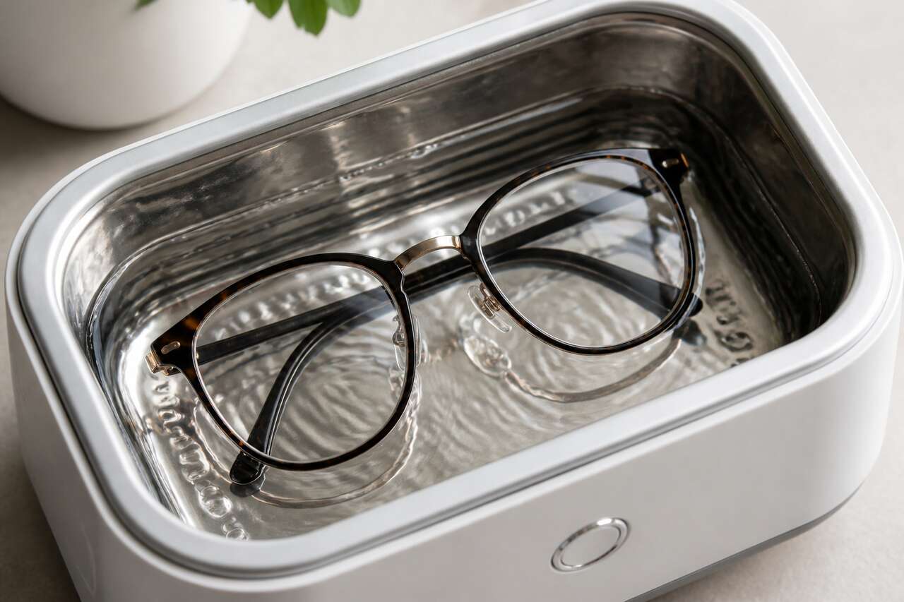 Nettoyage des lunettes aux ultrasons : la méthode pro pour des verres impeccables