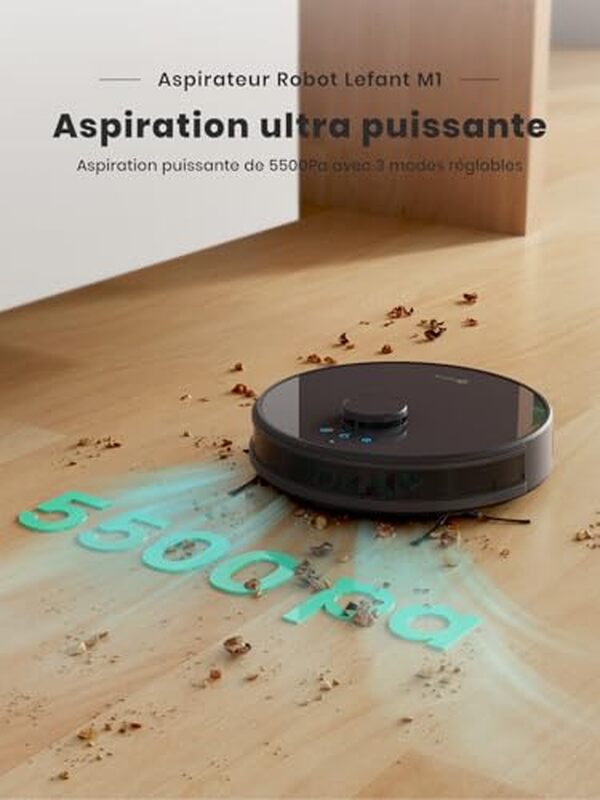 Découvrez notre test du robot aspirateur Lefant avec puissance 5500Pa et navigation avancée. Performances, prix et avis détaillés pour choisir votre robot nettoyeur. 