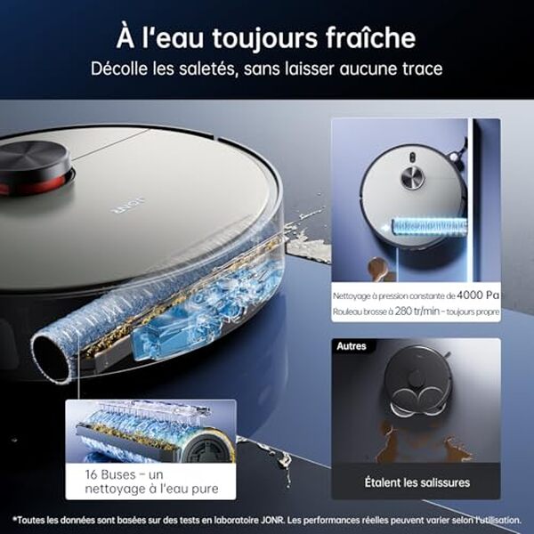 Découvrez notre test complet du JONR X9 Pro, l'aspirateur robot dernier cri avec autolavage intégré et détection par intelligence artificielle pour un nettoyage intelligent et autonome. 
