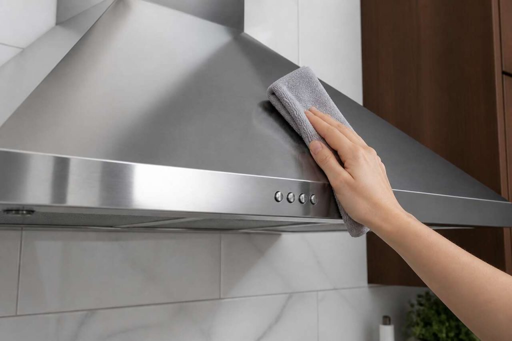 Nettoyage hotte inox : 5 astuces pour la faire briller sans effort