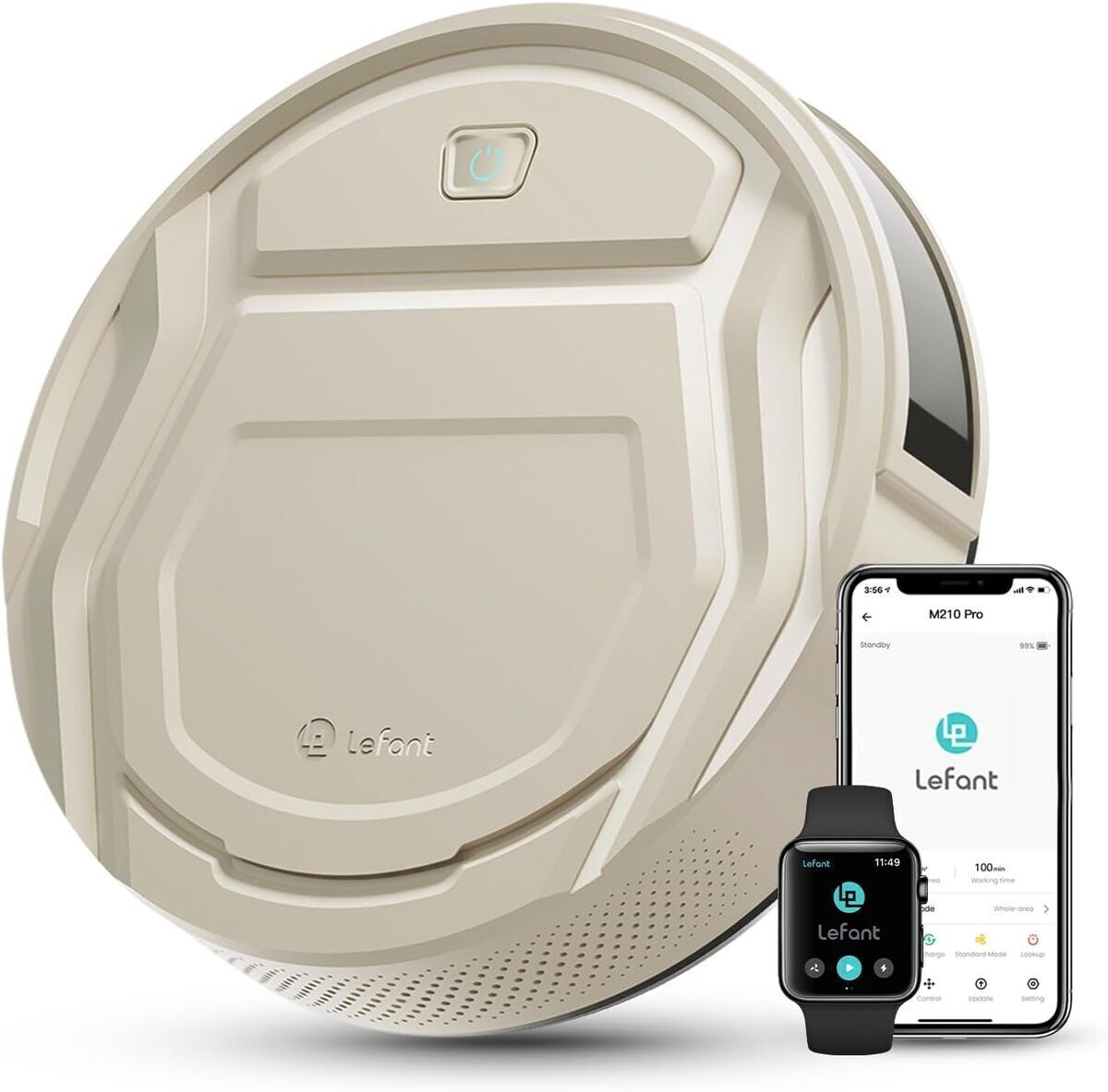 Test de l'aspirateur robot Lefant M210P : puissance et connectivité en un modèle discret