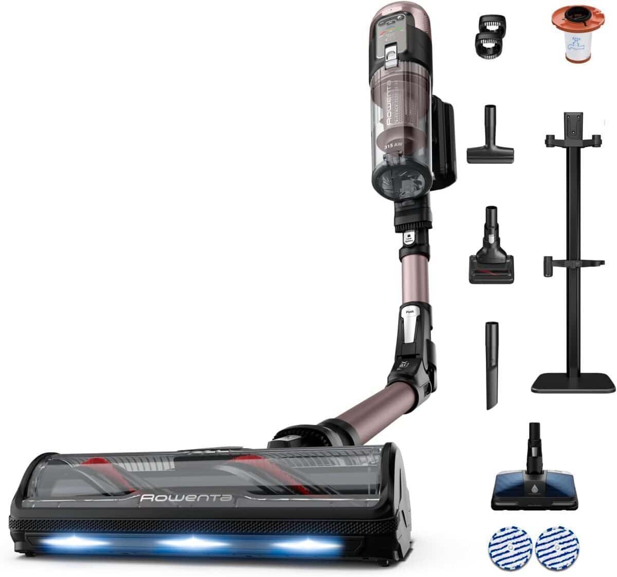 Test de l'aspirateur sans fil Rowenta X-Force Flex 16.60 Animal Aqua