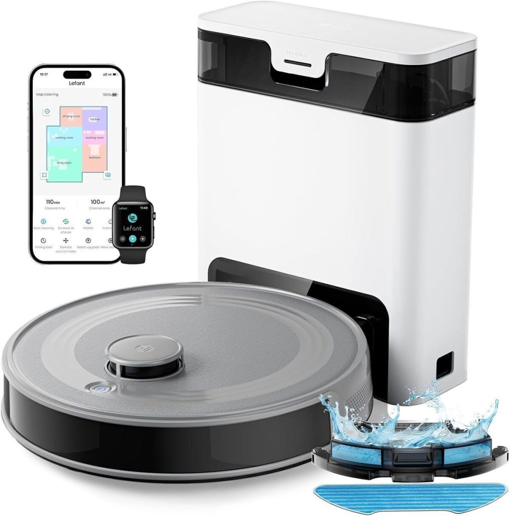 Test du Lefant M2 Pro : robot aspirateur laveur performant avec vidage automatique