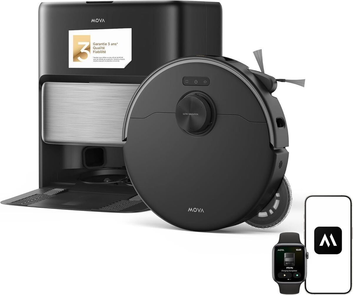 Test du Mova P70 Pro : l'aspirateur laveur ultime