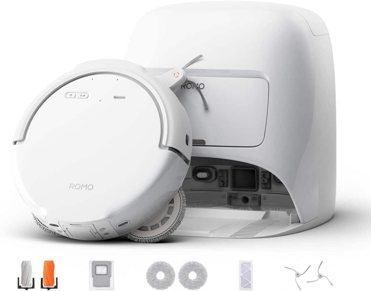 Test du robot aspirateur DJI ROMO S : puissance de 25 000 Pa et autonomie exceptionnelle