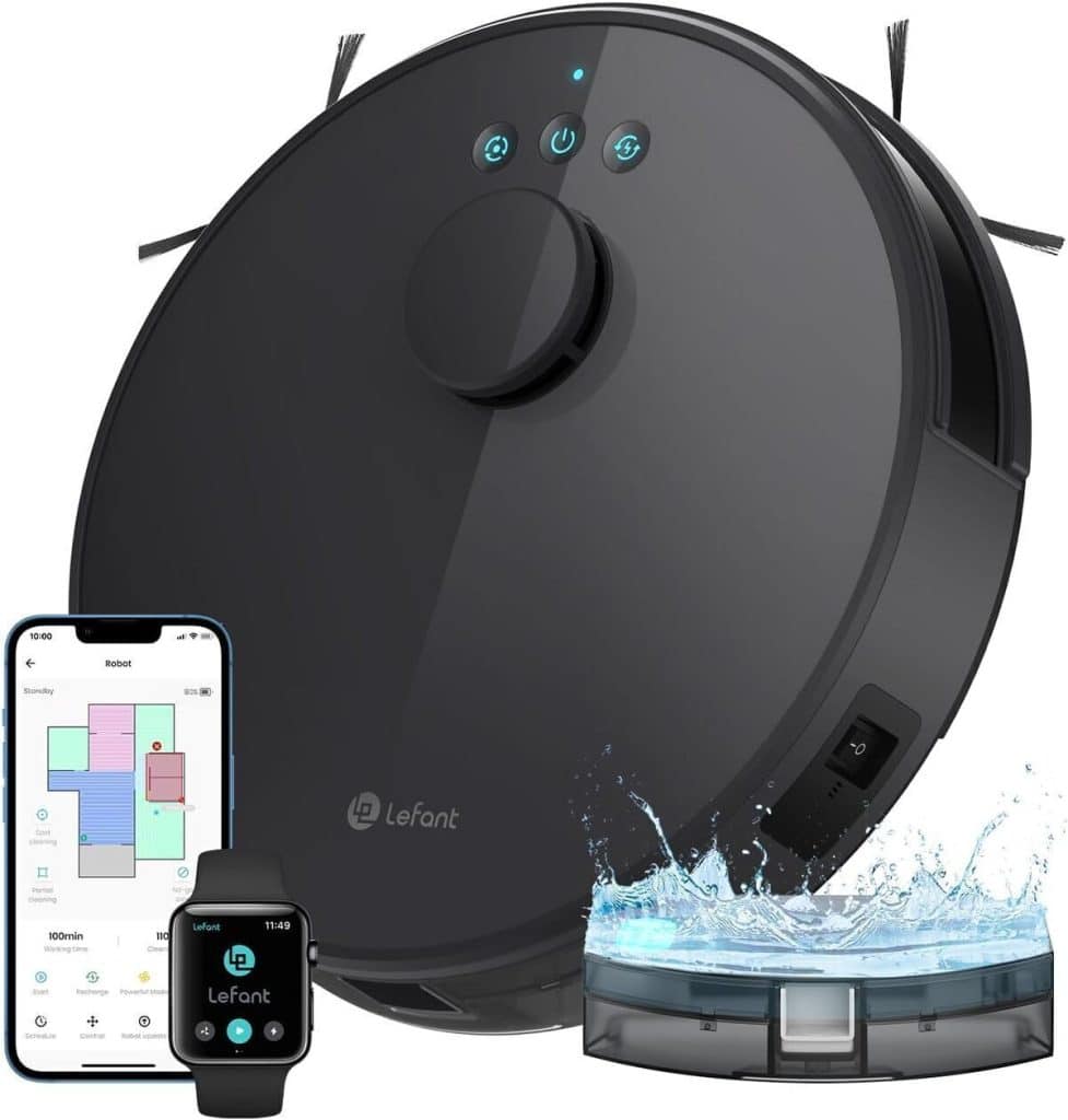 Test du robot aspirateur Lefant : puissance 5500Pa et navigation avancée