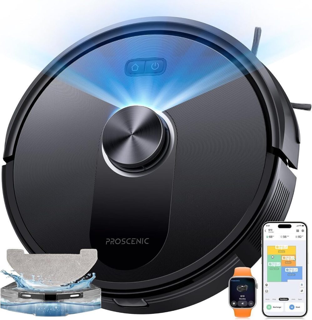 Test du robot aspirateur Proscenic : navigation lidar et puissance 10000Pa