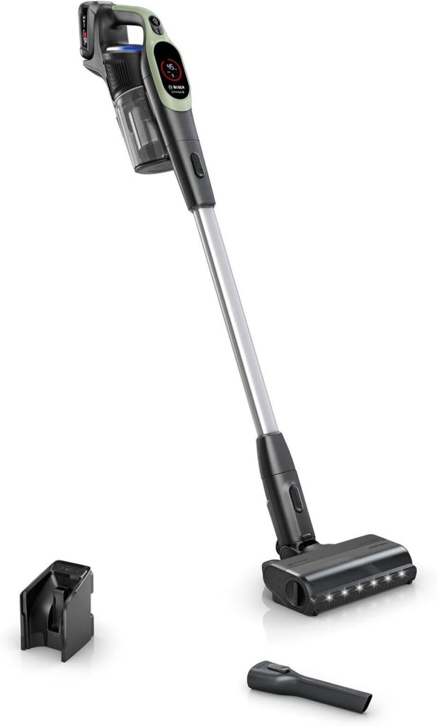 Test de l'aspirateur balai sans fil Bosch Unlimited 9 : puissance et praticité
